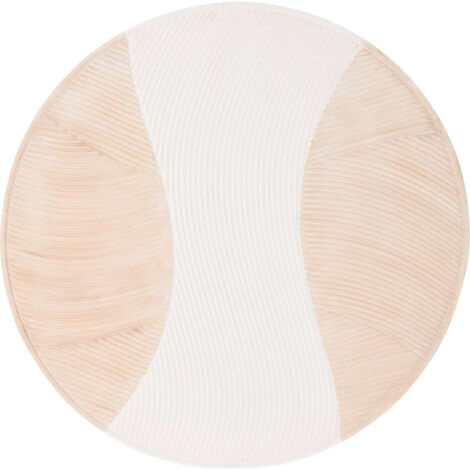 Tableau Abstrait en bois bicolore pour une déco épurée - Bicolore bois mango et beige