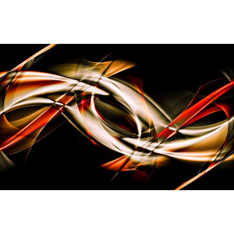 Hxadeco - Tableau abstrait reflexion intemporelle - 80x50 cm