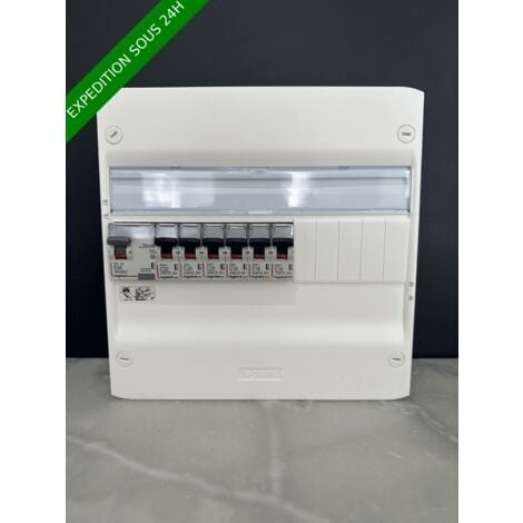 Tableau Ã©lectrique 1 rangÃ©e assemblÃ©e par Elec discount avec composant Legrand : ID63A