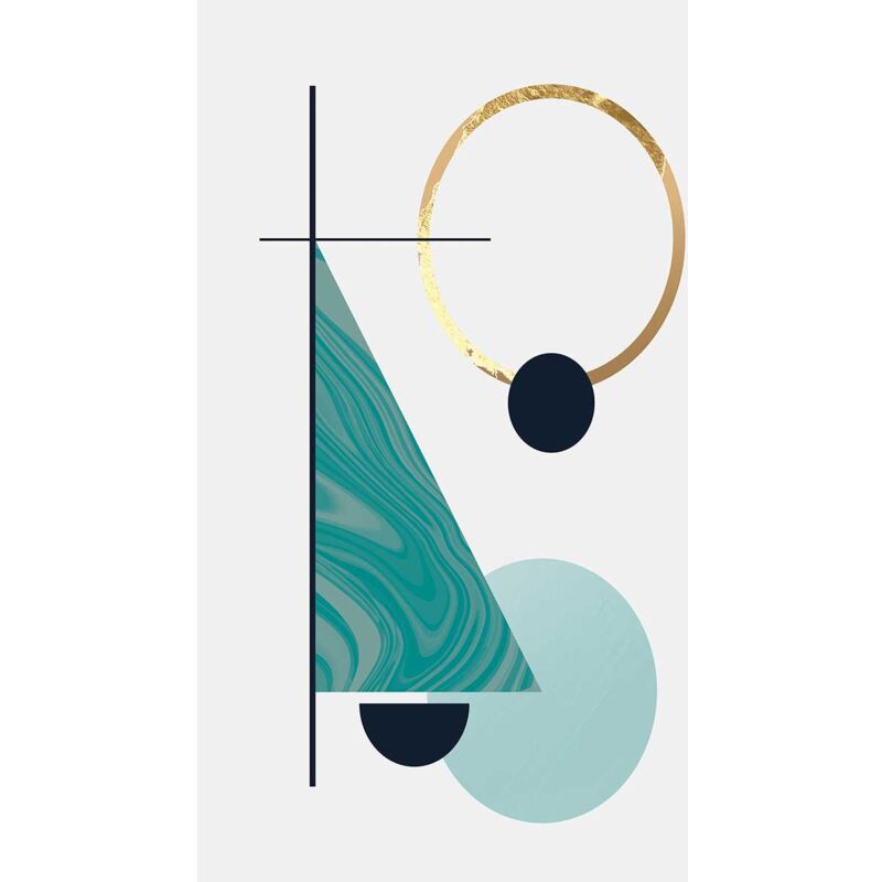 Tableau Art géométrique triangle - 50x80cm - made in France