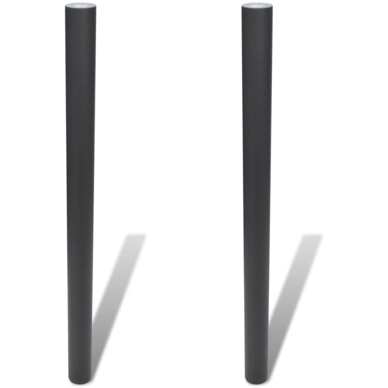 Tableau autocollant mural 0,45 x 2 m 2 rouleaux avec craies noir