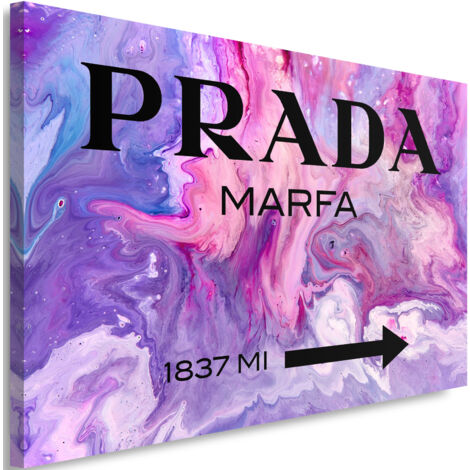 Tableau avec inscriptions Violet - 120x80