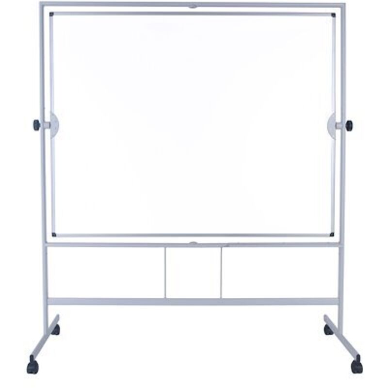 Tableau blanc émaillé pivotant Plus nf double face 120 x 180 cm
