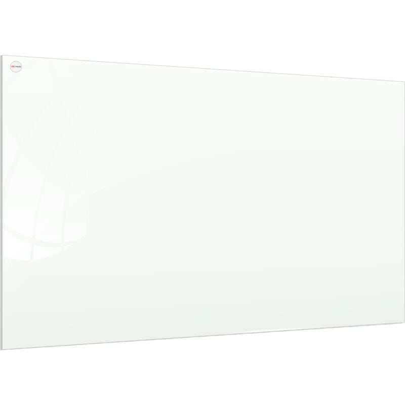Tableau Blanc en Verre classic white 100x70cm, Tableau Magnétique sans Cadre, Verre Trempé