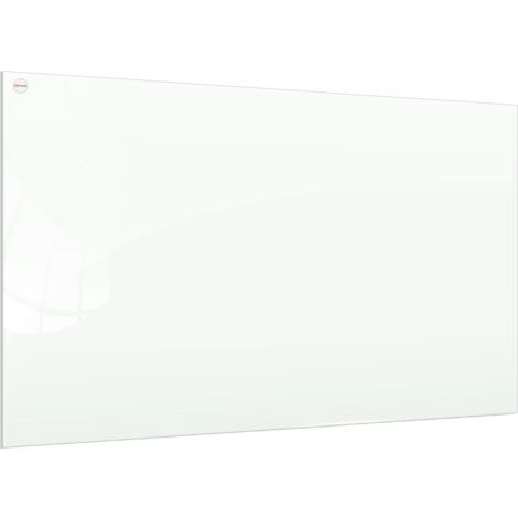 Tableau Blanc en Verre CLASSIC WHITE 100x70cm, Tableau Magnétique sans Cadre, Verre Trempé