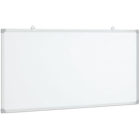 Tableau blanc magnétique 60x30x1,7 cm aluminium CFW762018