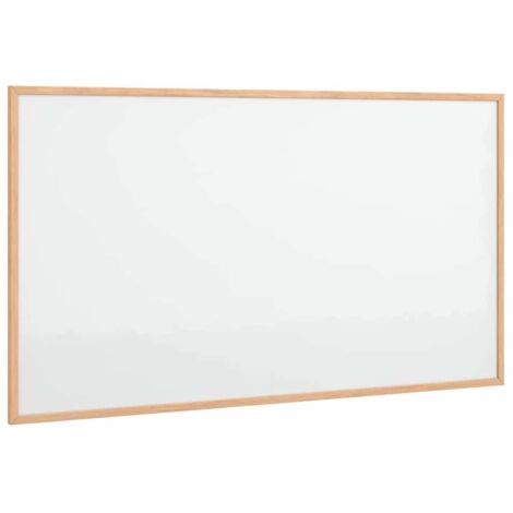 Tableau blanc magnétique avec cadre en bois de pin massif 100 x 55 cm CFW280650