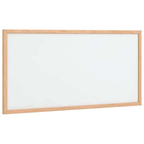 Tableau blanc magnétique avec cadre en bois de pin massif 60 x 30 cm CFW272969