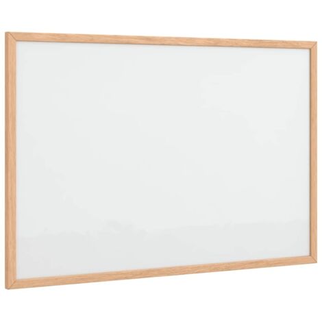 Tableau blanc magnétique avec cadre en bois de pin massif 60 x 40 cm CFW911678