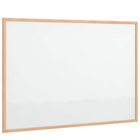 Tableau blanc magnétique avec cadre en pin massif 80 x 55 cm CFW109936