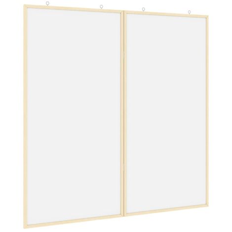 Tableau blanc magnétique Blanc 100 x 1.4 x 100 cm CFW898668