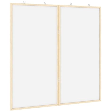 Tableau blanc magnétique Blanc 80 x 1.4 x 80 cm CFW901310