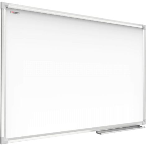 Tableau Blanc Magnétique Effaçable à Sec avec Cadre en Aluminium 60x45cm