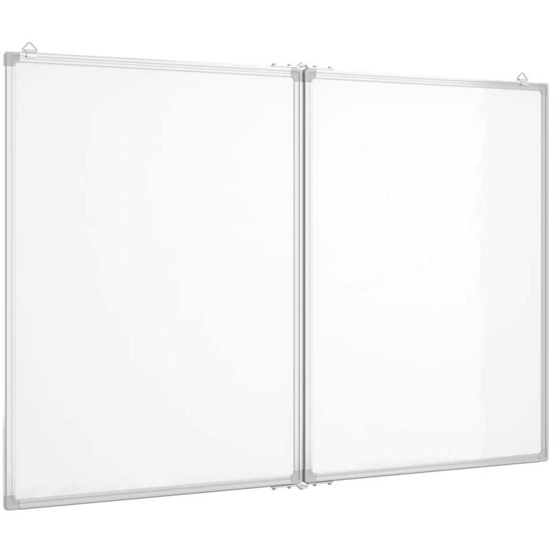 Vidaxl - Tableau blanc magnétique pliable 100x80x1,7 cm aluminium