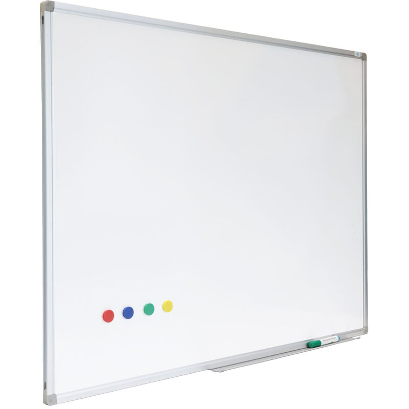 Vivol - Tableau blanc Premium 100 x 150 cm - Émaillé - Magnétique