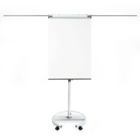 Tableau blanc trépied Tableau mobiles Shark Premium Sur Roulettes 73 x 104 cm