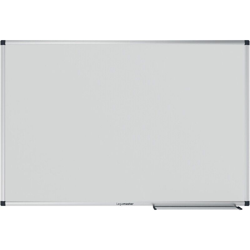 Tableau blanc unite plus surface magnétique en acier émaillé cadre en aluminium porte marqueurs inclus 120x240 cm Legamaster