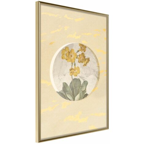 Tableau cadre Fleurs et marbre