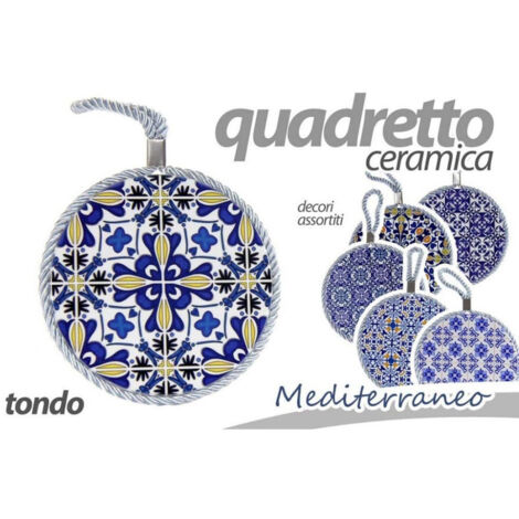 Tableau Carrelage Céramique Ornemental Rond 11cm Décorations Ass 730672