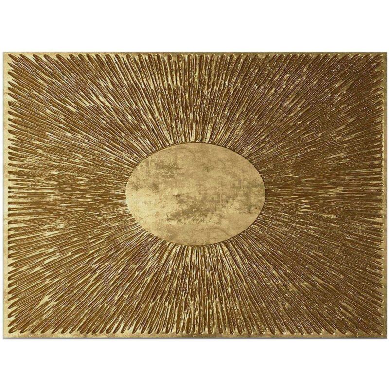 Tableau Cercle et striure 70 x 100 cm