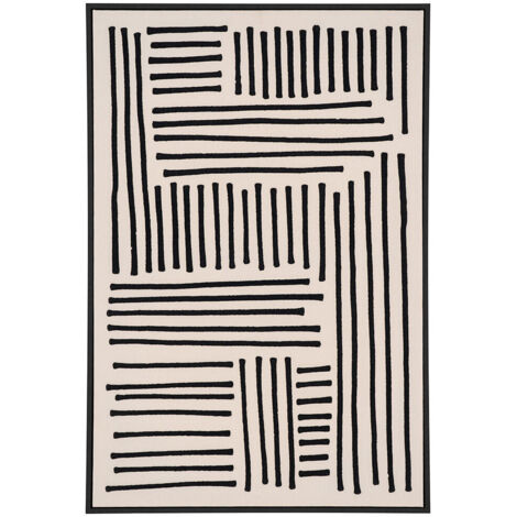Tableau contemporain - Noir et blanc - LIPARI