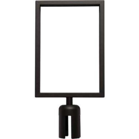Tableau d'affichage A4, vertical, avec sangle, noir, A4 vertical