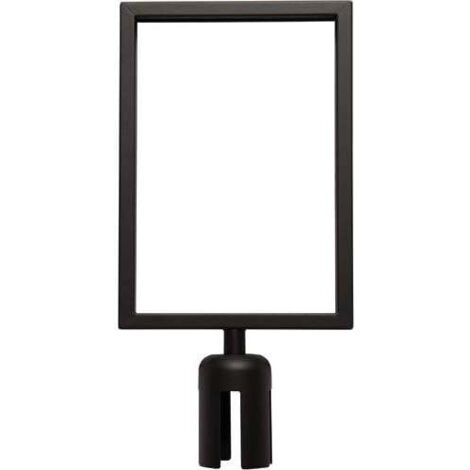 Tableau d'affichage A4, vertical, avec sangle, noir, A4 vertical