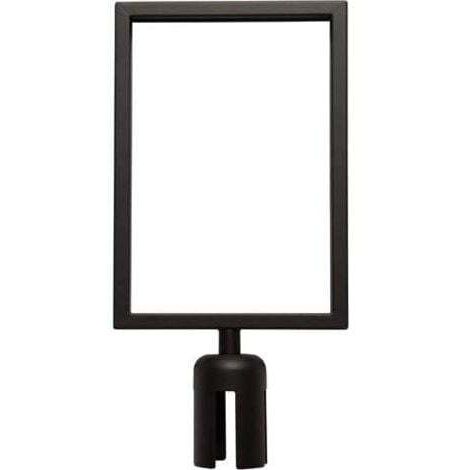 Tableau d'affichage A4, vertical, avec sangle, noir, A4 vertical