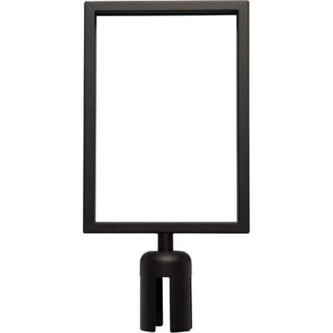 Tableau d'affichage A4, vertical, avec sangle, noir, A4 vertical