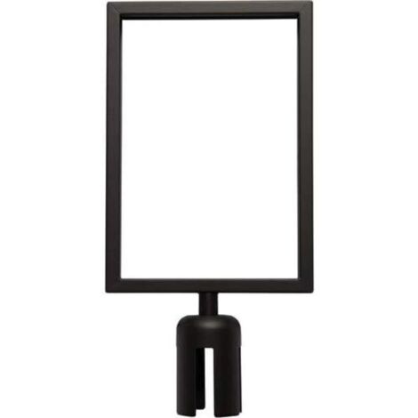 Tableau d'affichage A4, vertical, avec sangle, noir, A4 vertical
