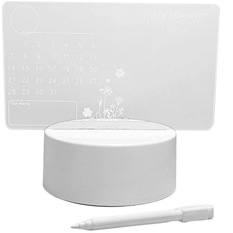 Tableau d'affichage créatif à led, veilleuse usb, tableau d'affichage, lumière de vacances avec stylo