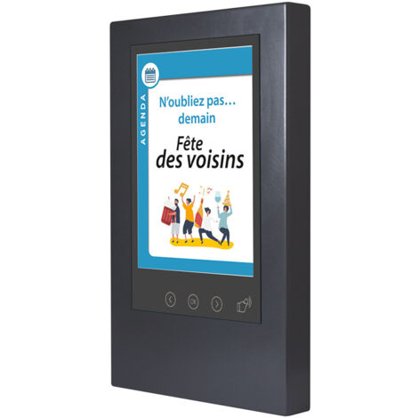 Tableau d'affichage interactif tactile 15 pouces HETAIS AIPHONE 150047