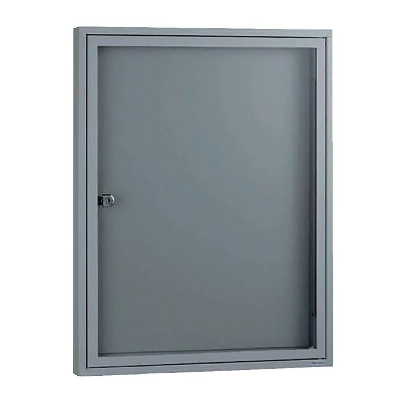 Tableau d'affichage usage intérieur - format 4 feuilles - avec fond magnétique - RAL 7016 Gris anthracite