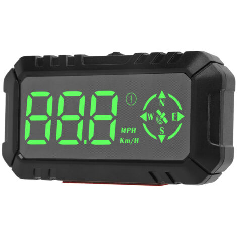 Tableau de bord GPS 3 pouces pour voiture, compteur de vitesse, affichage tête haute (HUD), boussole, affichage km/h/mph, alarme de survitesse et de fatigue au volant, pour SUV et camions.