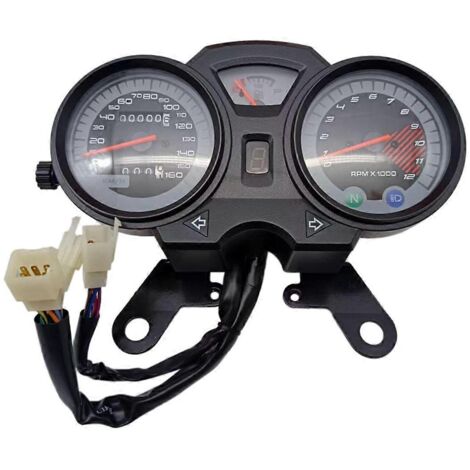 Tableau de bord Moto Compteur de vitesse Tachymètre étanche pour