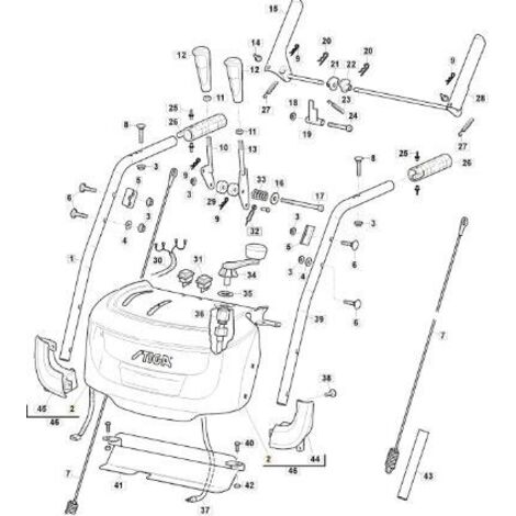 TABLEAU DE BORD ORIGINAL STIGA - 118820614/0