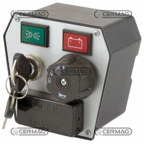 Tableau de bord pour système d'éclairage avec batterie pour machine agricole 35014