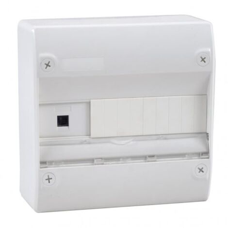 Tableau de communication ADSL – 1 prise DTI RJ45 – 6 sorties TEL analogique – 1 sortie RJ45 pour Box internet – Répartiteur TV 4 sorties – Nalto