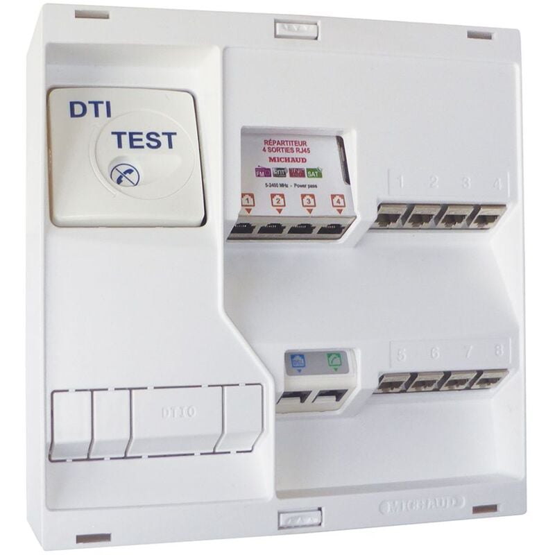 Michaud - tdc néo Grd2TV - 8 RJ45 dti + Filtre tv 4S LB218