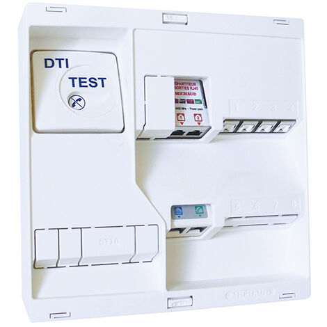 TABLEAU DE COMMUNICATION NEO Gr3TV 4RJ45 DTI+FILTRE TV2S MICHAUD LB317