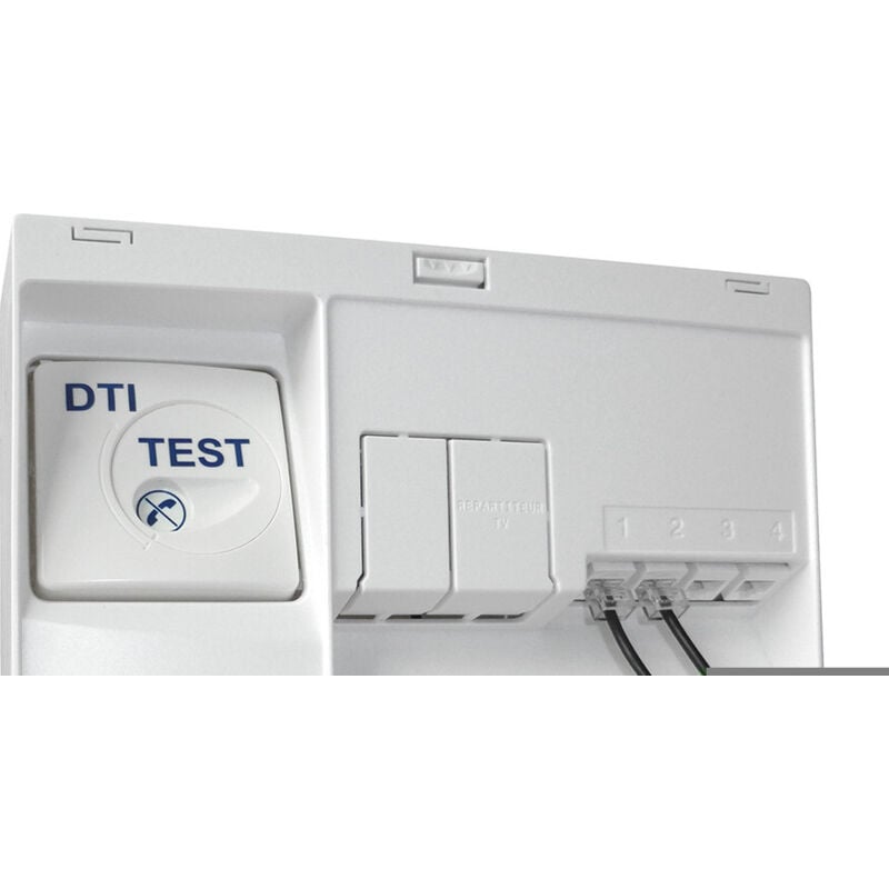 Michaud - Tableau de communication neo Grade 1 4RJ45 DTI+filtre TV2S