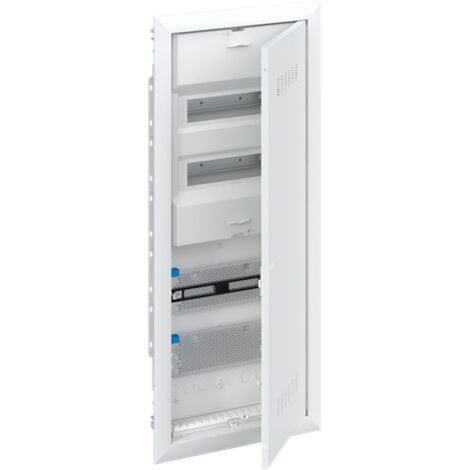 Tableau de distri. combiné encastré avec dormant et porte ventilée (2 rangées) 2CPX031398R9999 ABB D731398