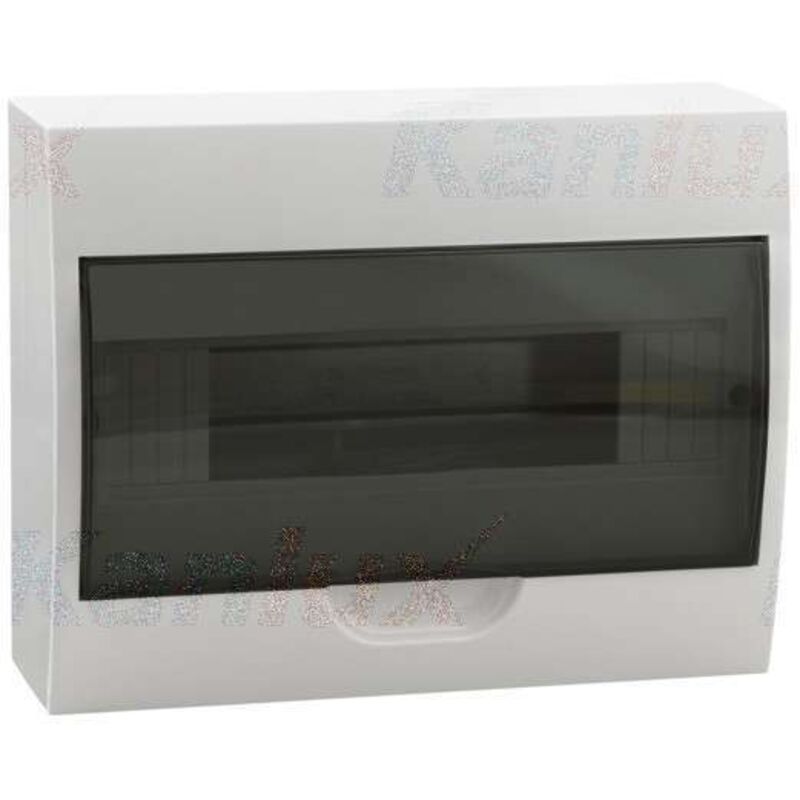 Kanlux - Tableau Électrique mural Blanc / gris 12P Modules