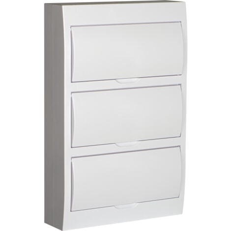 Tableau de distribution DB-series – 3x12 modules – IP40 – Mural – Blanc