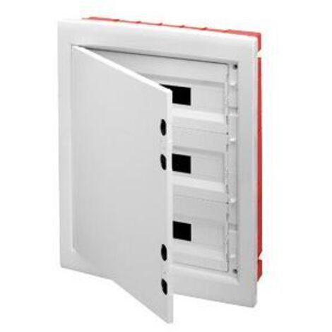 Tableau de distribution encastré avec porte pleine 72 modules (18x4)