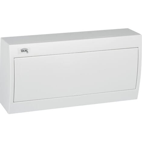 Tableau de distribution KDB – 18 modules – Plastique blanc – Mural – IP30