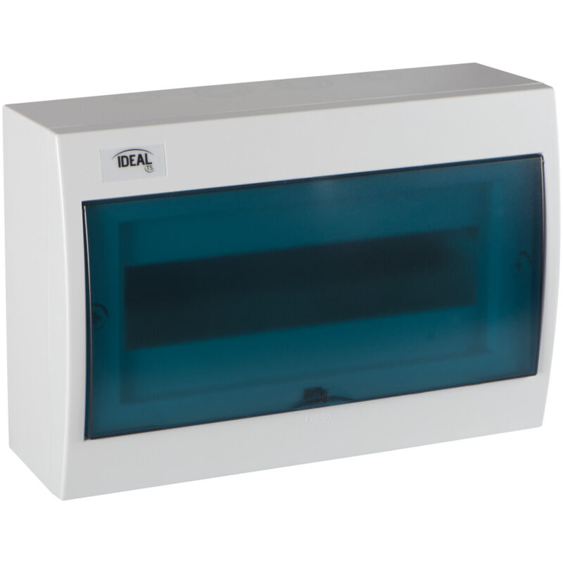 Kanlux - Tableau Électrique mural Blanc / bleu 12P Modules