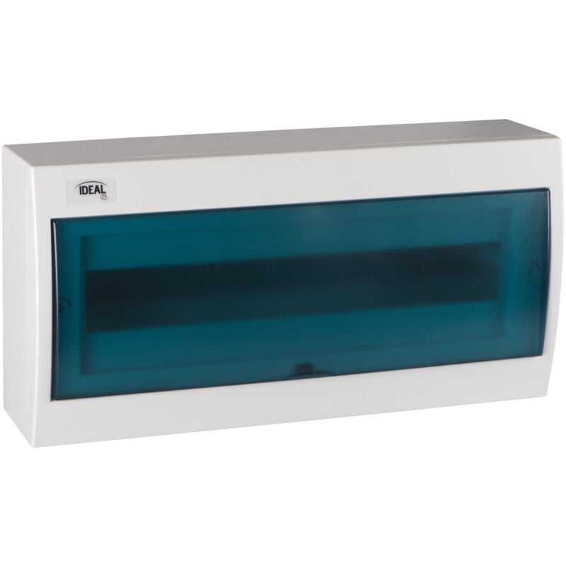 Kanlux - Tableau Électrique mural Blanc / bleu 18P Modules