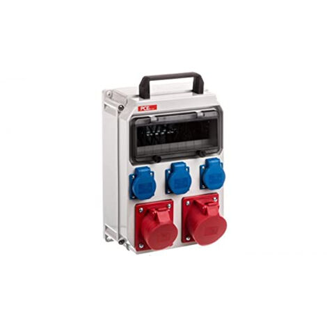 TABLEAU DE DISTRIBUTION PORTABLE ECOLINE 32A/5P 16A/5P 3GS SANS PROTECTION IP44 90EKO001 PCE 5902082057963