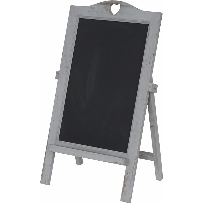 HHG - jamais utilisé] Panneau publicitaire 715, 66x39x33cm, gris shabby
